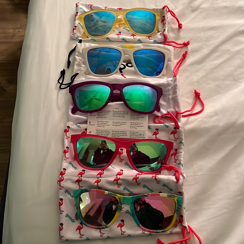 Goodr running sunglasses polarized ALL 5